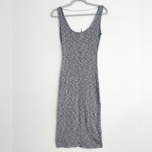 Bershka heathered gray tank dress M